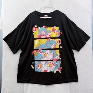 Omocat T Shirt Mens 3XL Black Catgirl Graphic Anime